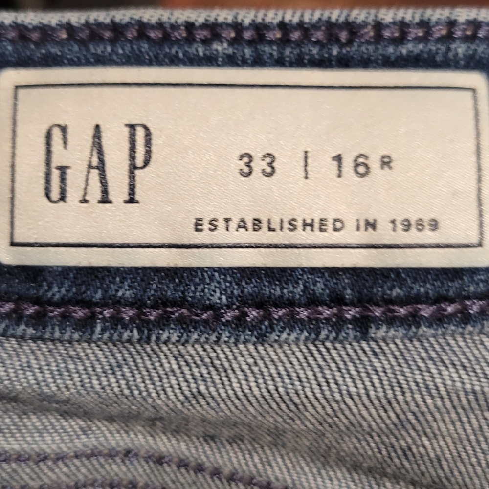 Gap Taper High Rise Jeans Womens Size 16 Regular 35W / 26" Inseam - Picture 5 of 7